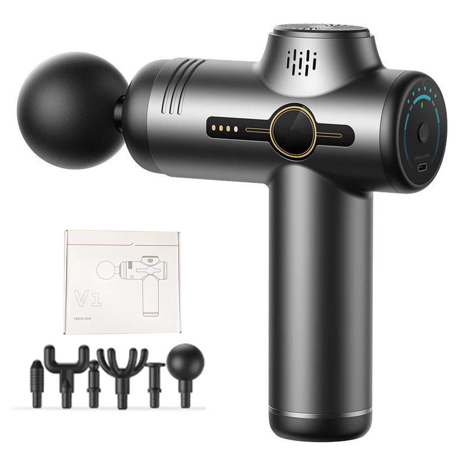 Massage Gun Percussion Deep Tissue - مسدس تدليك صغير، مسدس تدليك لاسلكي،