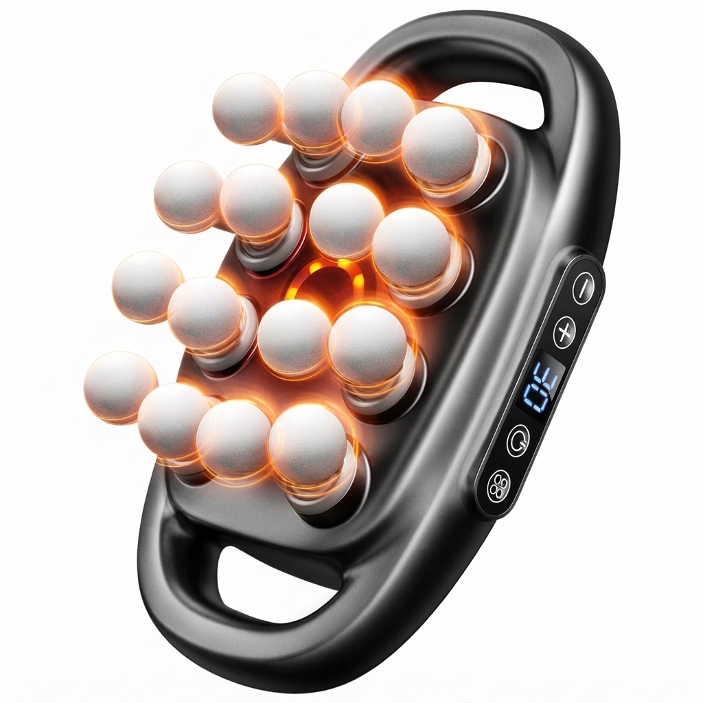 Massage Gun Percussion Deep Tissue - مسدس تدليك كهربائي بـ 16 رأسًا