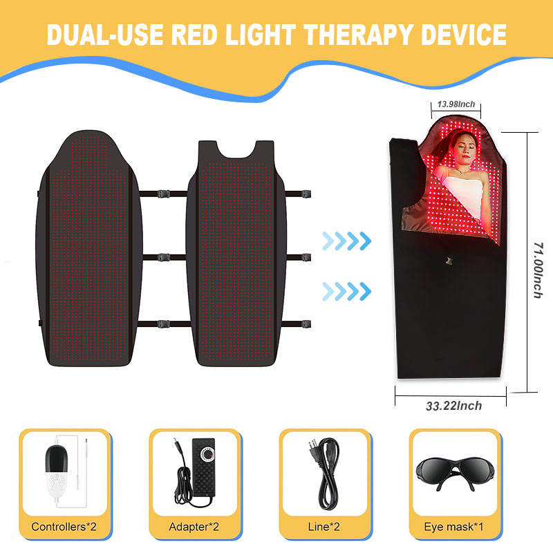 بساط العلاج بالضوء الأحمر، بطا - مراجعة Red Light Therapy Mat Full Body وسعره
