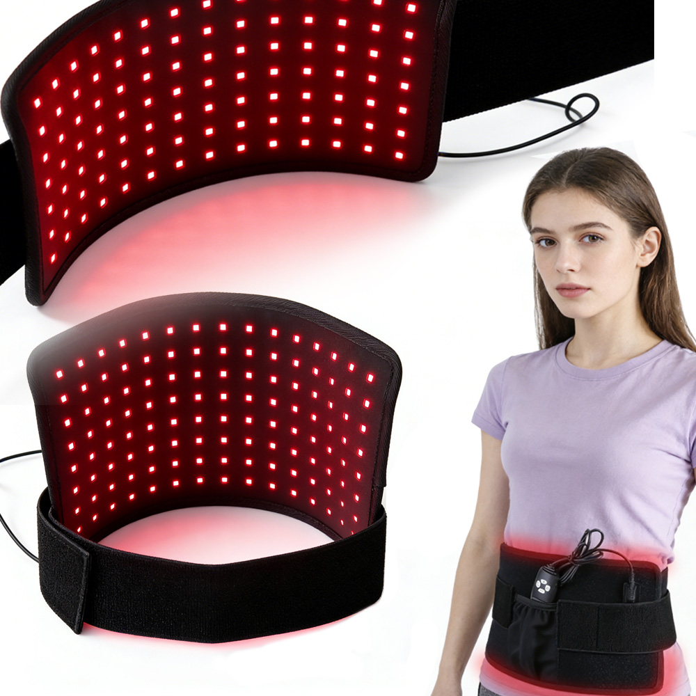 حزام ضوئي أحمر LED بـ 120 مصبا - مراجعة Red Light Therapy Belt وسعره