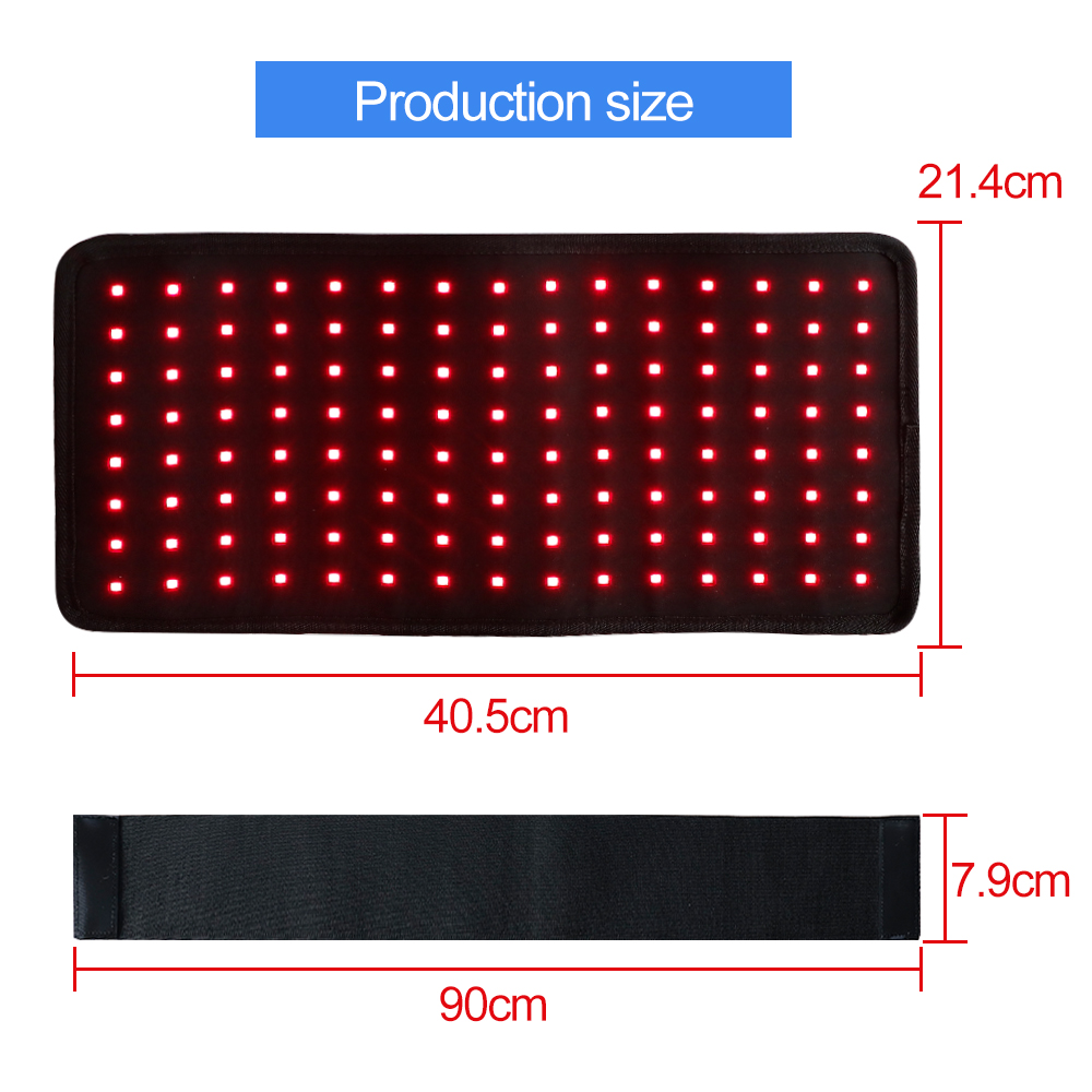 حزام ضوئي أحمر LED بـ 120 مصبا - مراجعة Red Light Therapy Belt وسعره