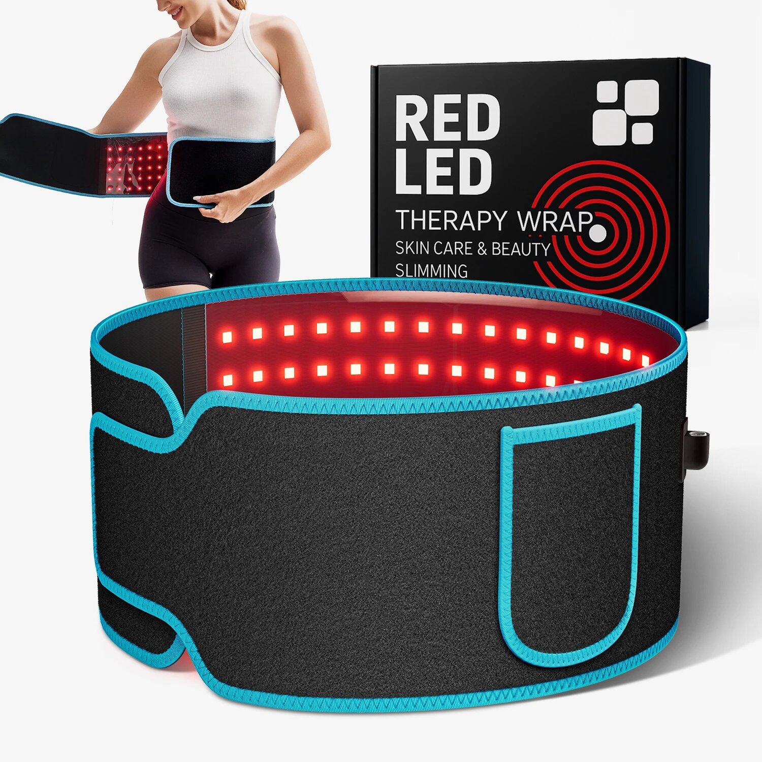 حزام العلاج بالضوء الأحمر والأ - مراجعة Red Light Therapy Belt وسعره