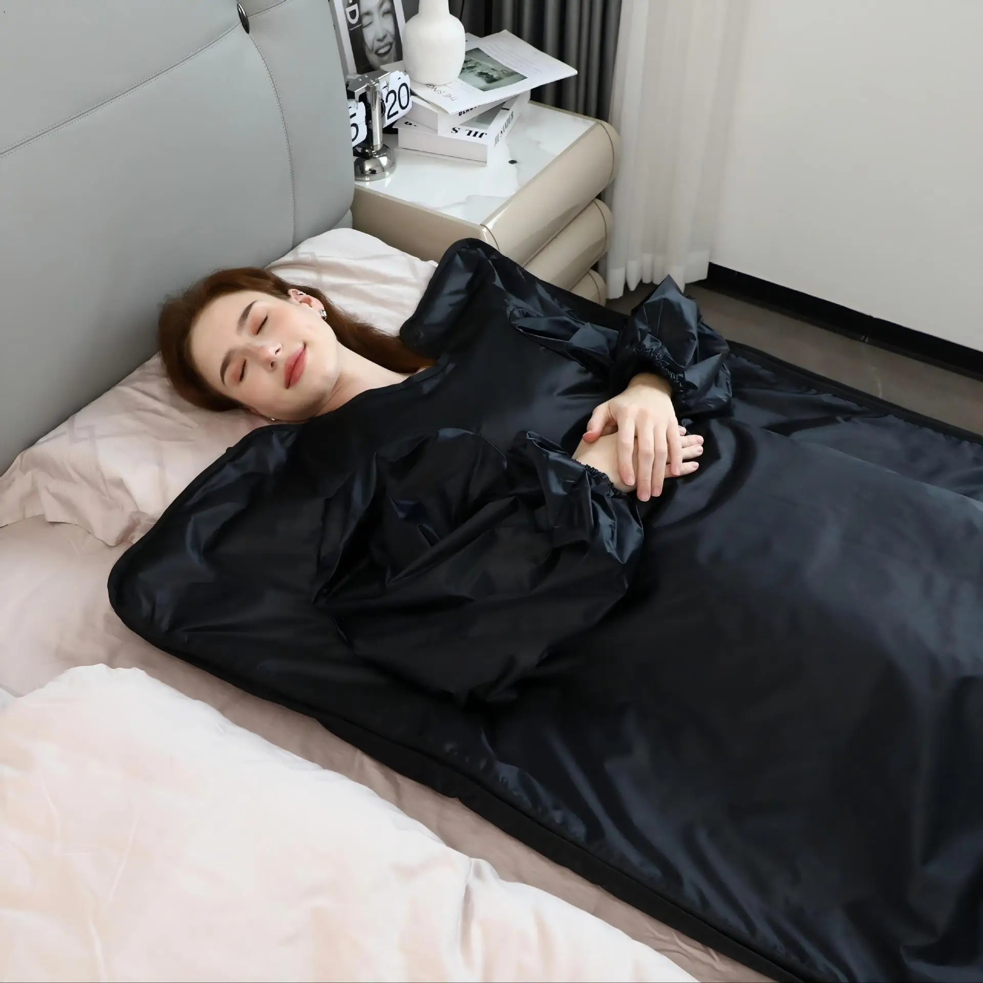بطانية ساونا بالأشعة تحت الحمر - مراجعة Infrared Sauna Blanket Portable وسعره