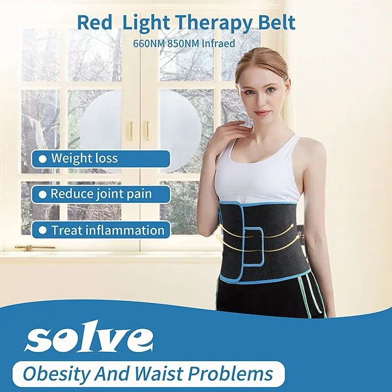 حزام تدليك بالعلاج الضوئي LED  - مراجعة Red Light Therapy Belt وسعره