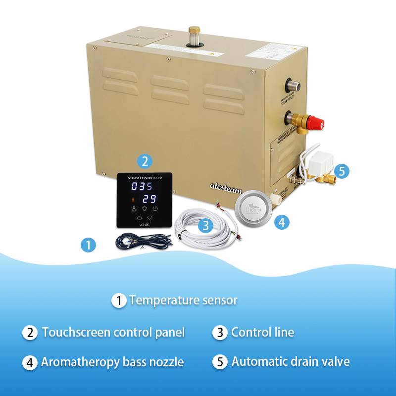 مولد بخار للحمامات بقوة 9 كيلو - مراجعة Steam Sauna Generator 9Kw وسعره