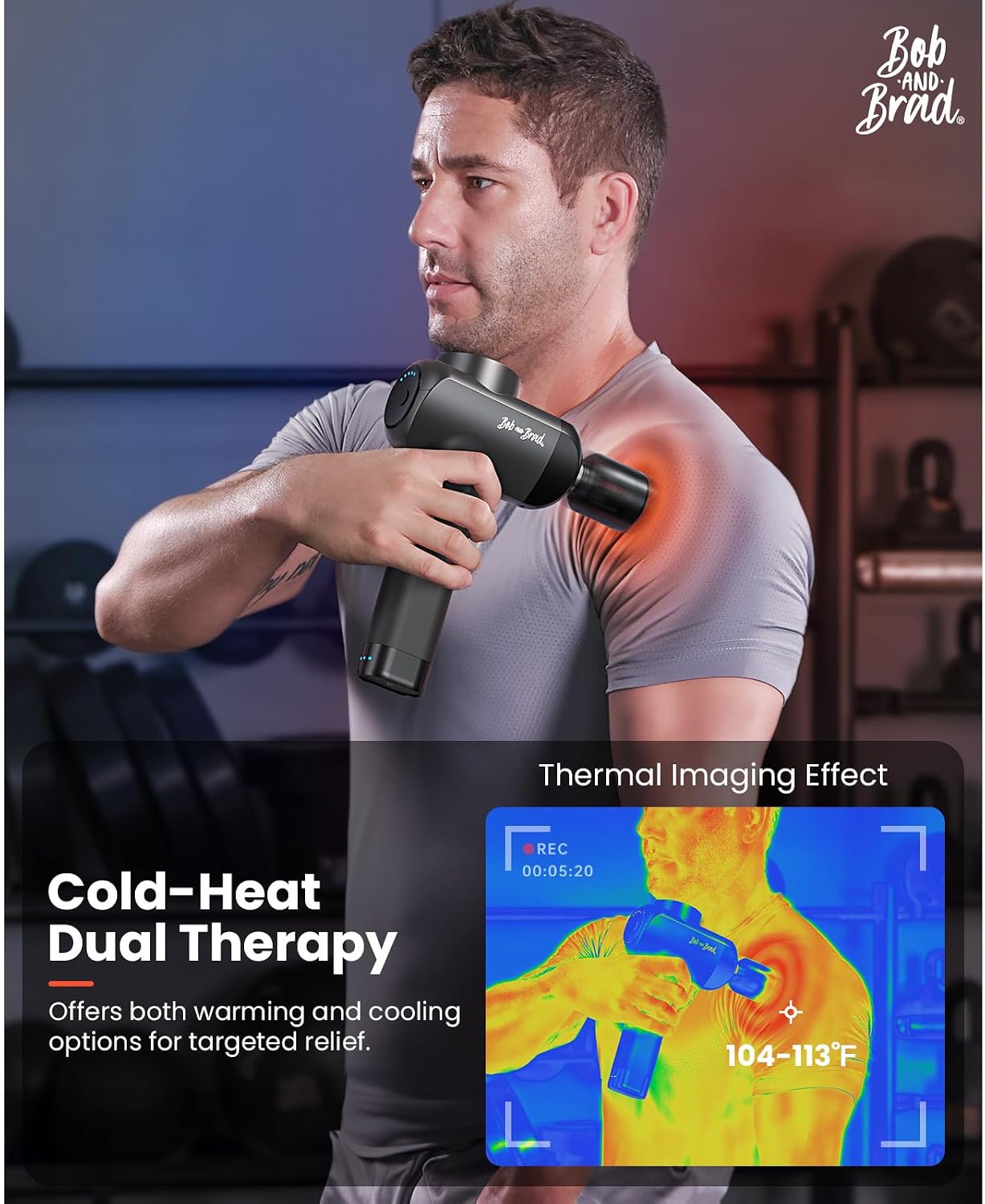 مسدس تدليك BOB AND BRAD X6 Pro - مراجعة Massage Gun Percussion Deep Tissue وسعره