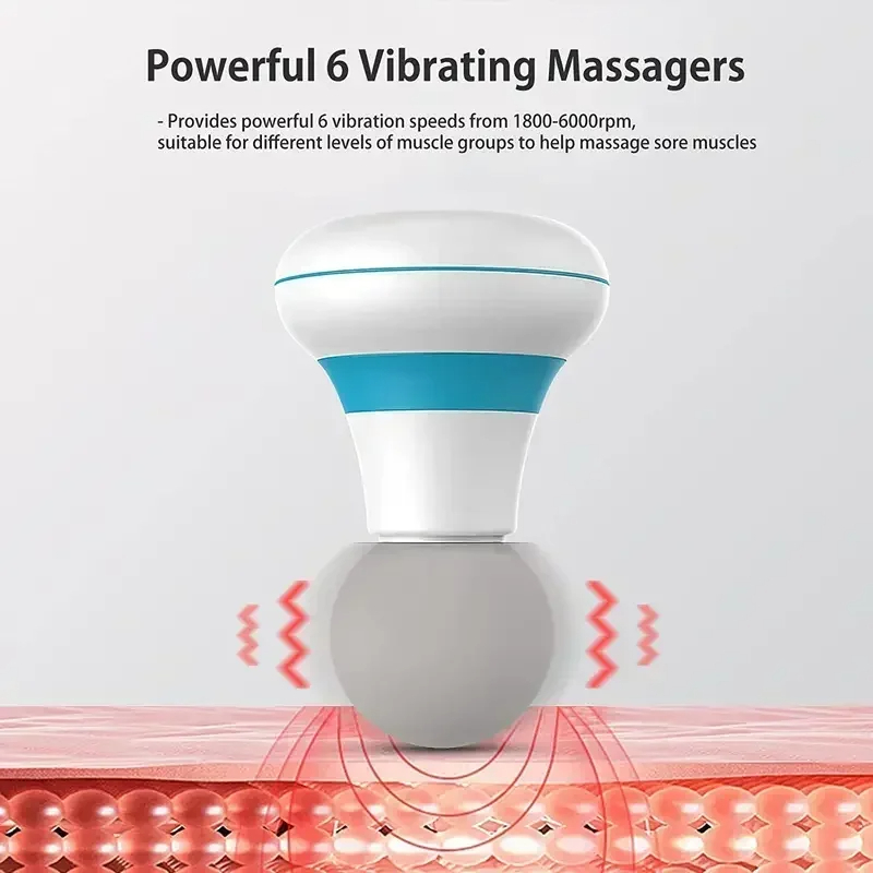 مسدس تدليك محمول صغير للأنسجة  - مراجعة Massage Gun Percussion Deep Tissue وسعره