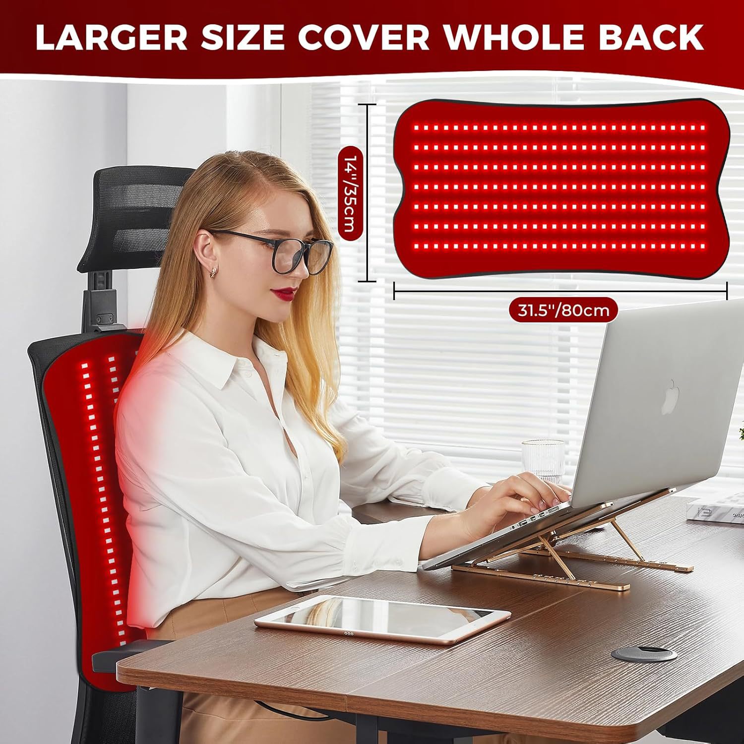 بساط علاجي كبير الحجم بـ 210 م - مراجعة Red Light Therapy Mat Full Body وسعره