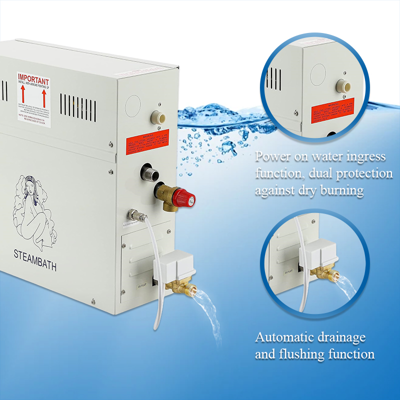 مولد بخار فاخر 9 كيلو واط للاس - مراجعة Steam Sauna Generator 9Kw وسعره