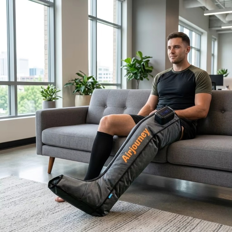 جهاز علاج بالضغط الهوائي قابل  - مراجعة Compression Boots Recovery وسعره