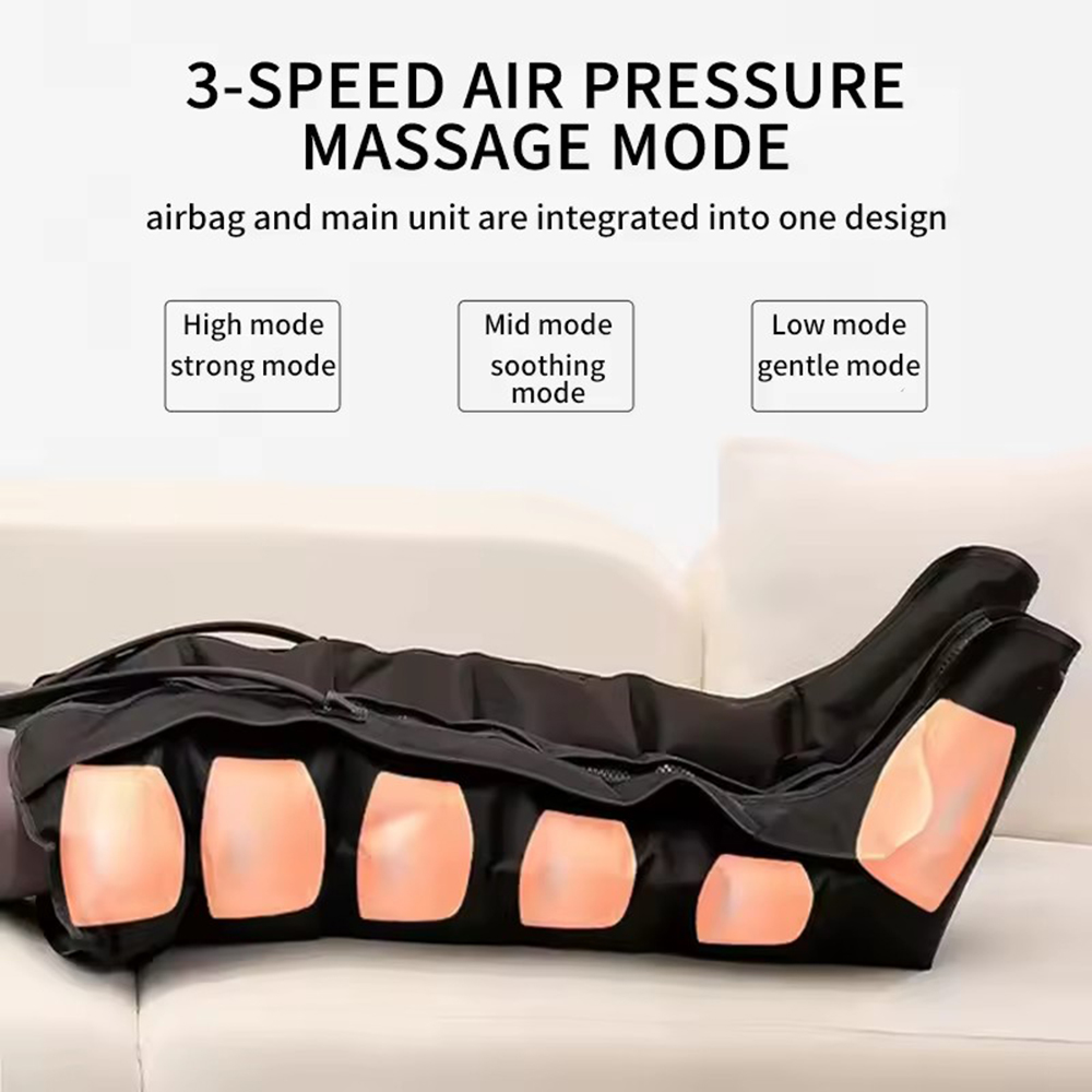 جديد ضغط الهواء تدليك الساق 6  - مراجعة Compression Boots Recovery وسعره
