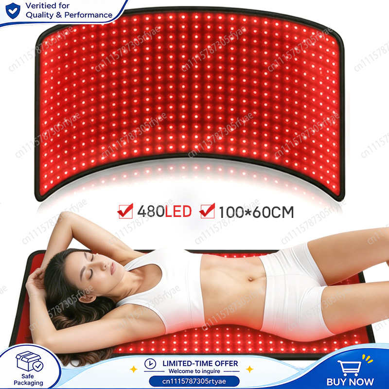 بساط العلاج بالضوء الأحمر كبير - مراجعة Red Light Therapy Mat Full Body وسعره